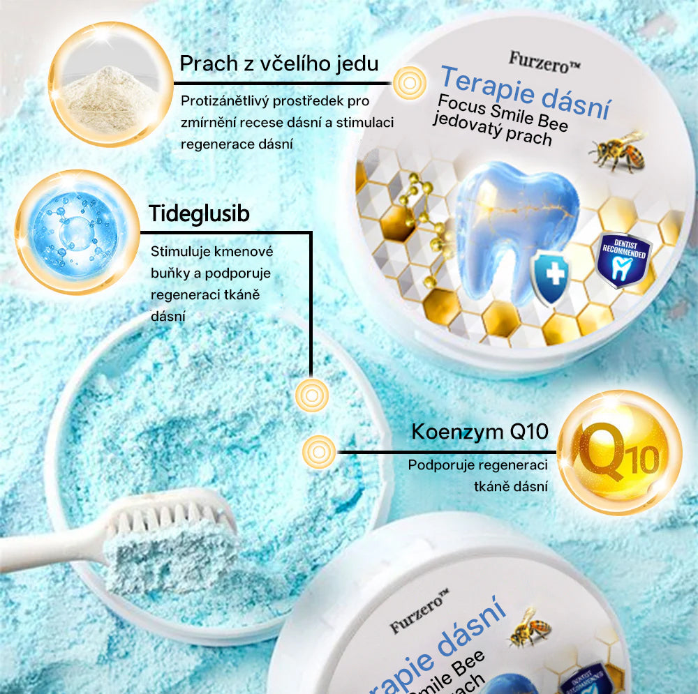 Furzero® Focusmile prášek s včelím jedem k perorálnímu užití 💋