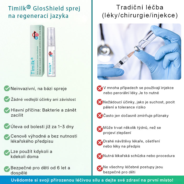 Sprej na regeneraci jazyka Glosshield